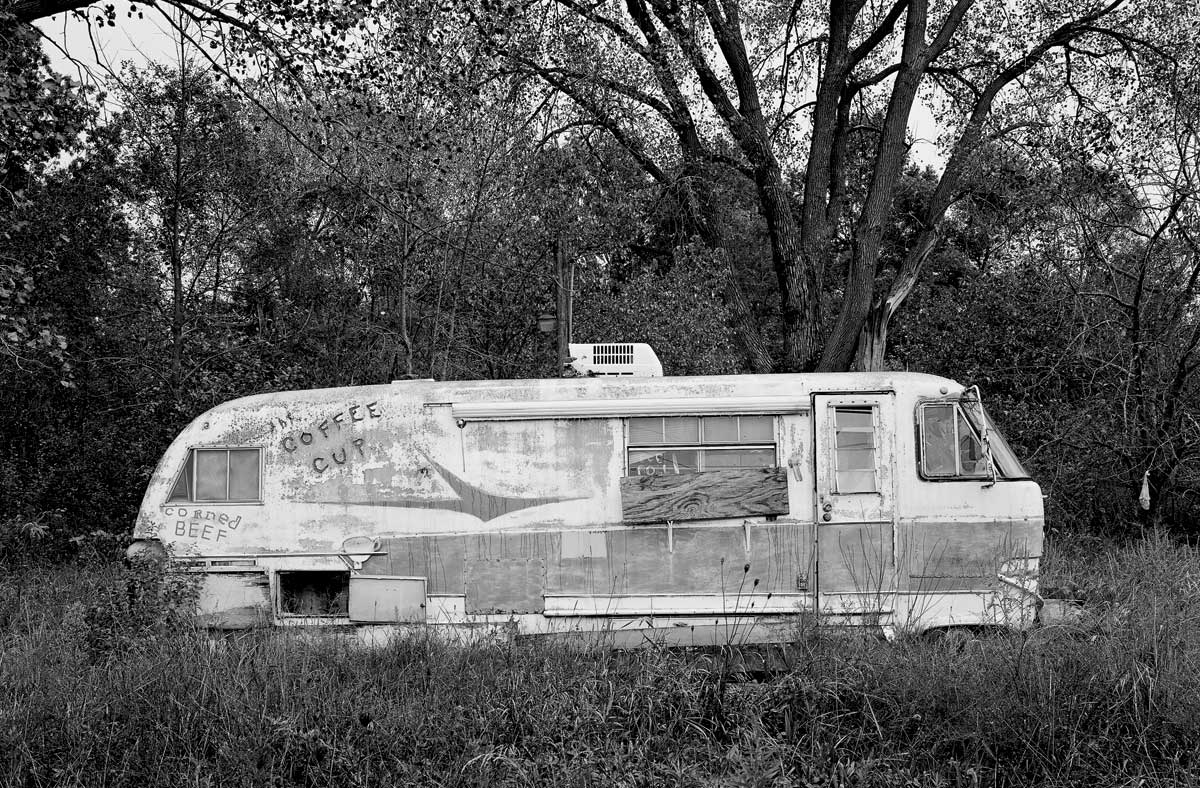 An abandoned RV