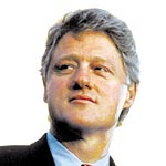 President Bill Clinton in the year 2000