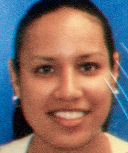Clarissa Flores-Buhelos, Kelly's married girlfriend and former Northwestern University basketball star, as shown on her driver's license