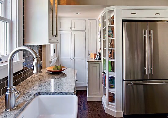 Redesigned kitchen alcove