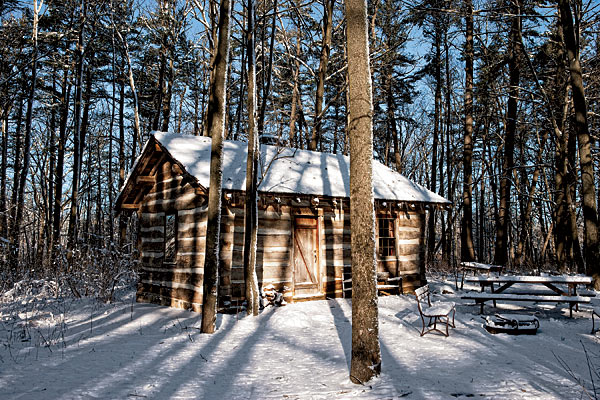 Tomczyk Cabin, located in Kohler, Wisconsin