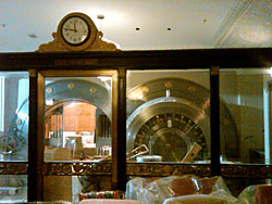 The now-decorative vault inside The Bedford