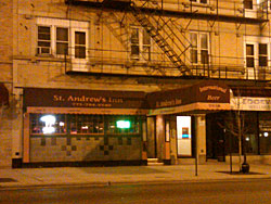 The exterior of St. Andrew's Inn