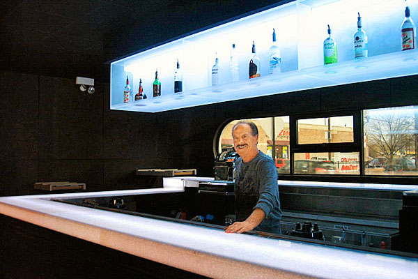 Peter D’Agostino at the bar at Stereo