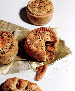 Beef pies from Pleasant House Bakery