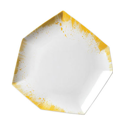 The sixties return: Diane von Furstenberg Brushstroke porcelain dinner plate