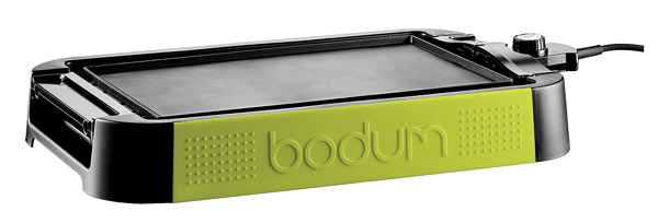 Colorful Bodum Bistro electric table grill