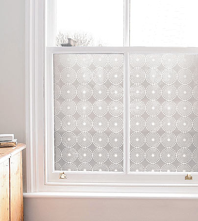 Adhesive window film (shown in Pearl) by Emma Jeffs