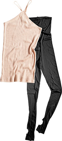 With & Wessel’s new merino wool camisole and high-waisted leggings