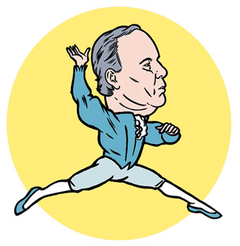 Takes up the ballet that Rahm abandoned