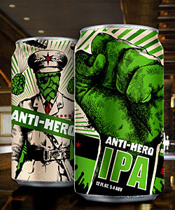 Anti-Hero canned beer from Revolution Brewery