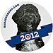 A campaign button featuring Bo, the First Dog
