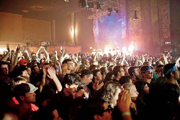 The crowd at the 2011 Pygmalion Music Festival