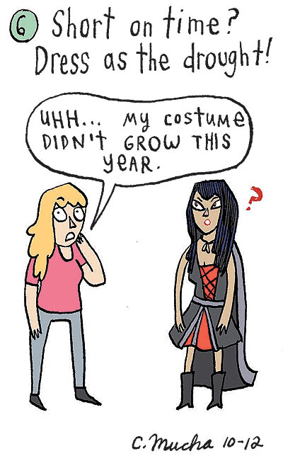 Scary Halloween Costumes: The drought