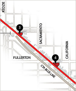 Small Milwaukee Avenue map