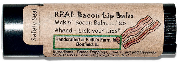 Bacon lip balm