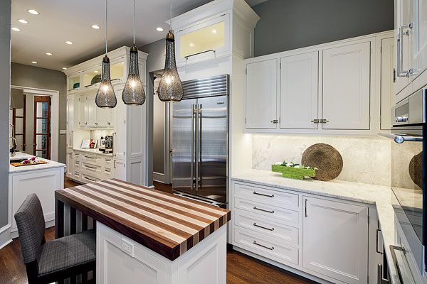 A kitchen designed by Susan Fredman Design Group