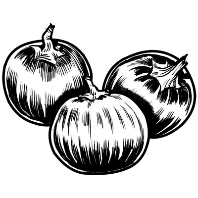 Turkish eggplants illustration