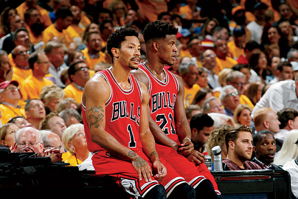 Jimmy Butler and Derrick Rose