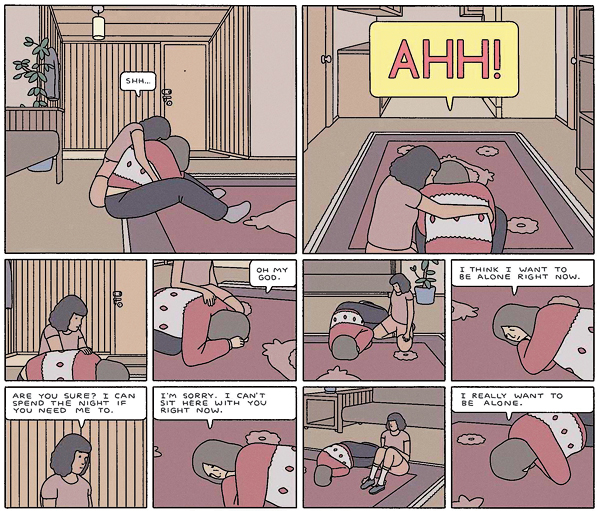 Panels from 'Sabrina' by Nick Drnaso