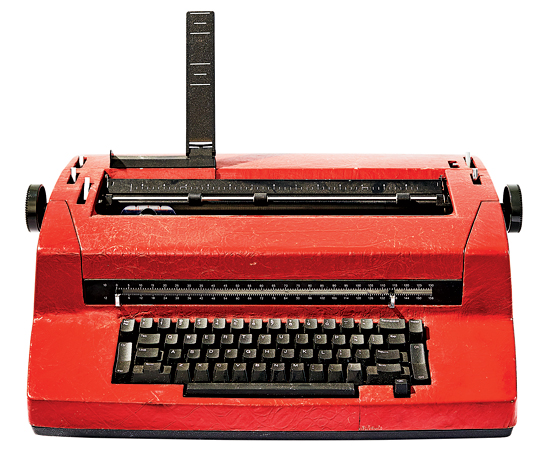 Bespoke typewriter