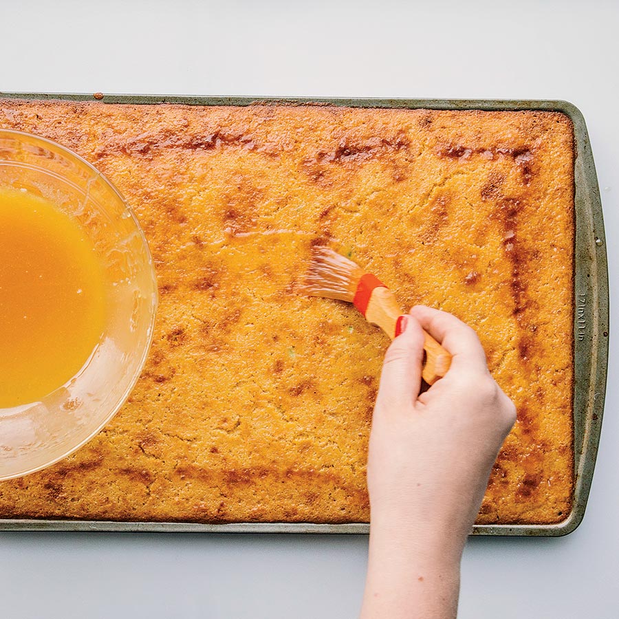 Baked cornbread