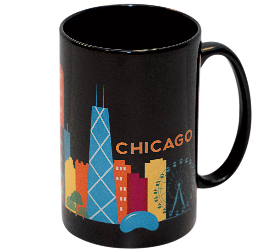 Chicago skyline mug