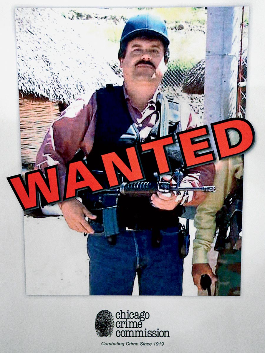 El Chapo wanted poster