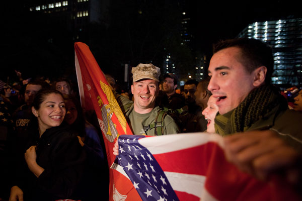 Bin Laden Killed Celebration New York