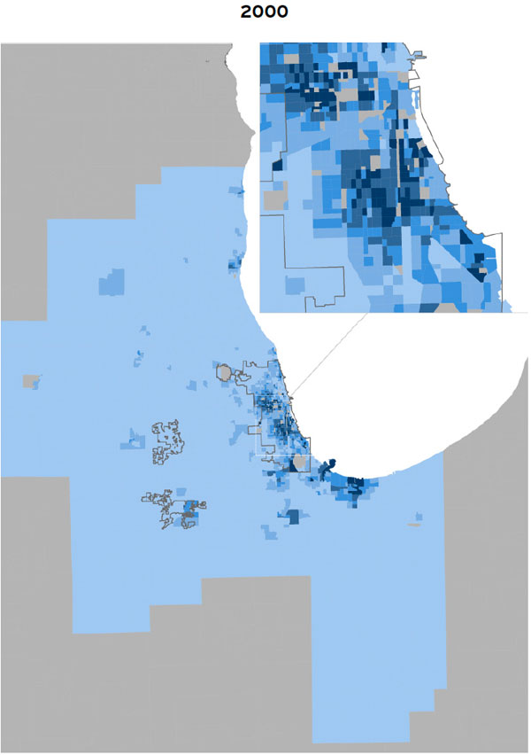 Chicago poverty 2000