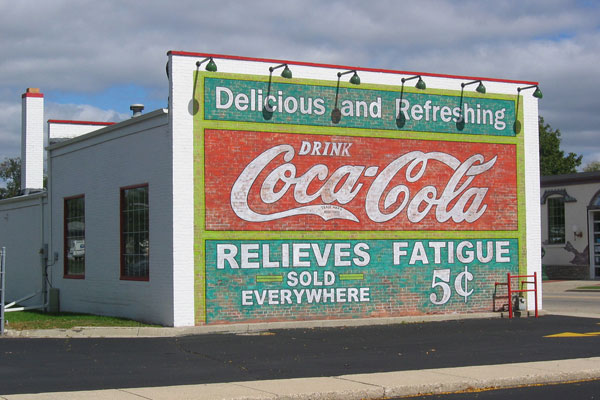 vintage Coke ad