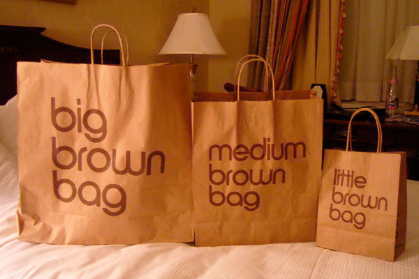 Bloomingdale's Little brown bag, Little Chicago Bag