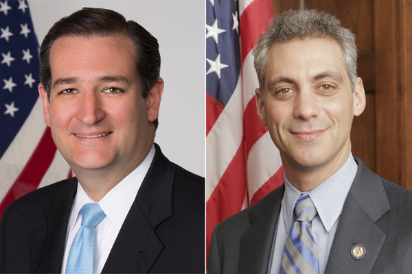 Ted Cruz Rahm Emanuel