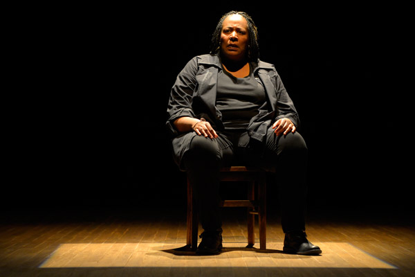 Dael Orlandersmith in 'Black n Blue / Broken Men'