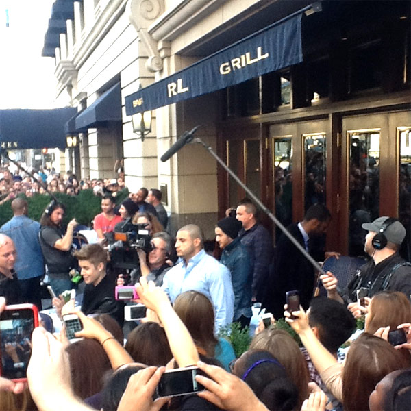 Justin Bieber was just spotted at a Michelin-star Toronto restaurant