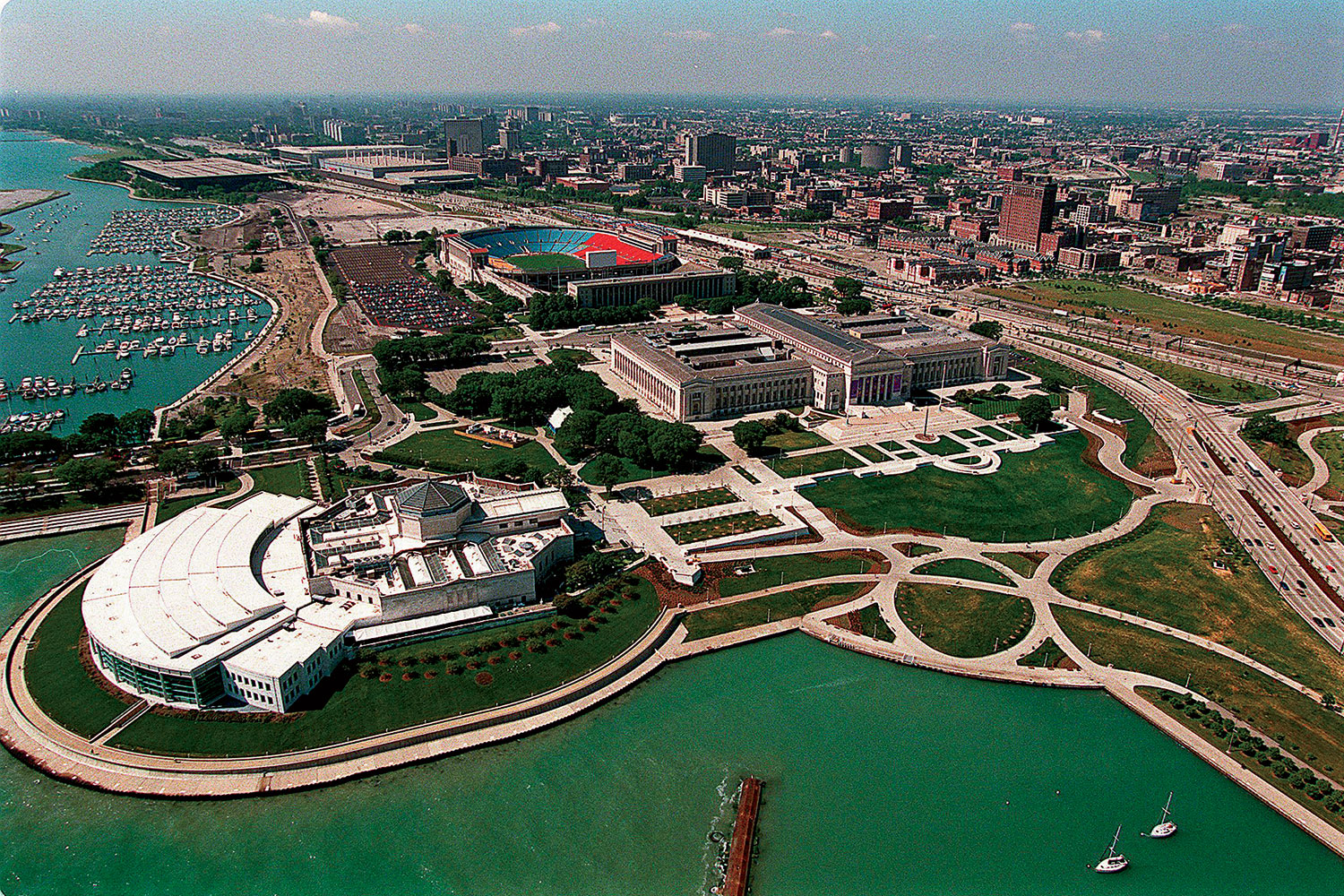43. Lake Shore Drive Rerouting is Completed, Creating the Museum Campus Chicago Magazine