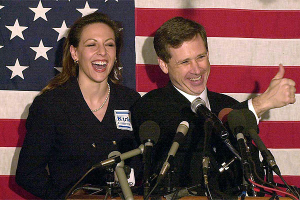 Kimberly Vertolli and Mark Kirk in 2000
