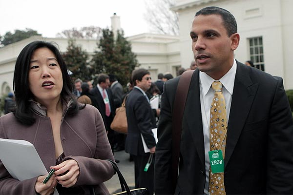 Michelle Rhee and Ron Huberman