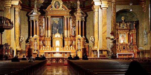 Saturday in Late November at St. John Cantius Church in the city’s West Town neighborhood