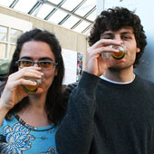 Beer Under Glass