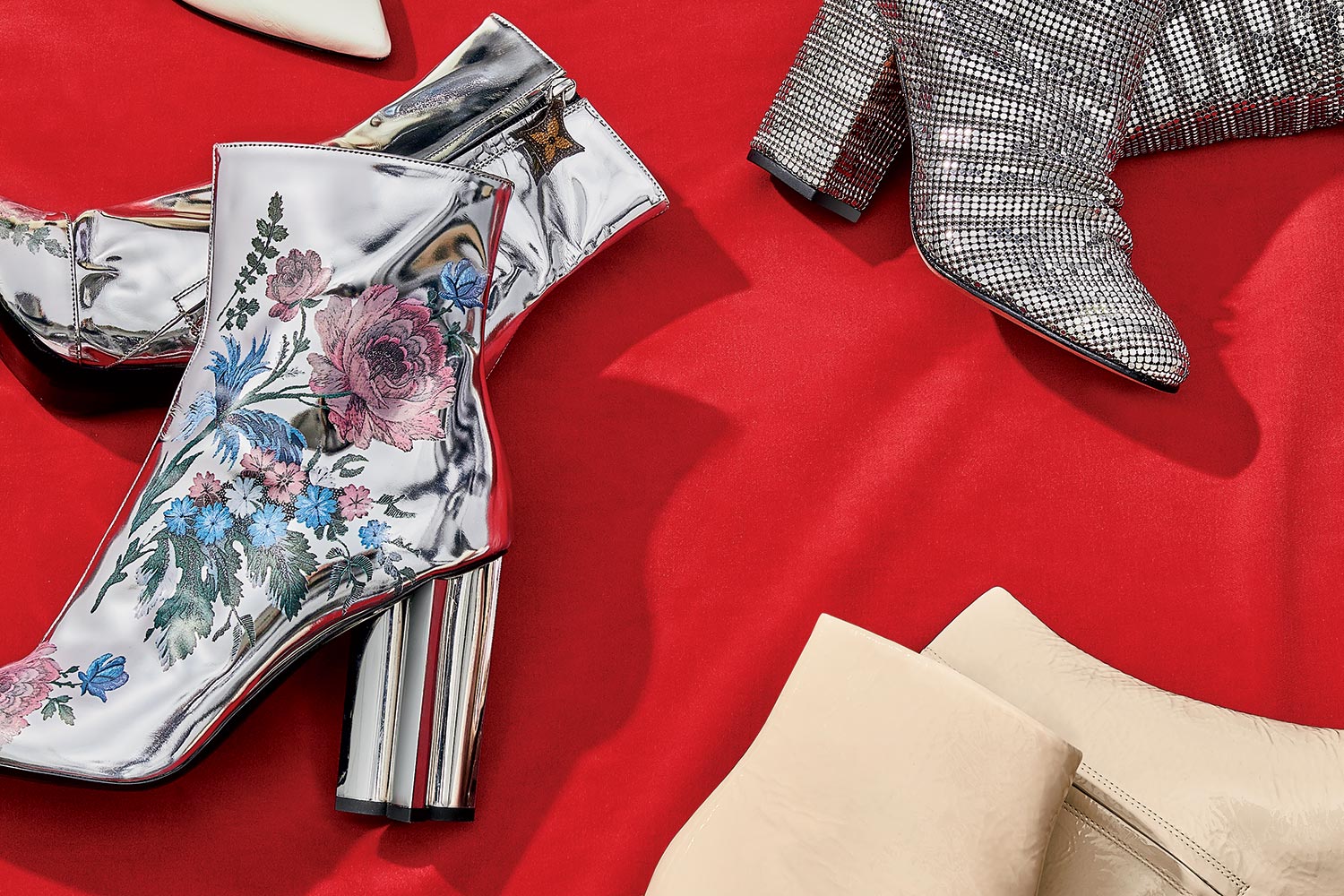 how to wear metallic booties