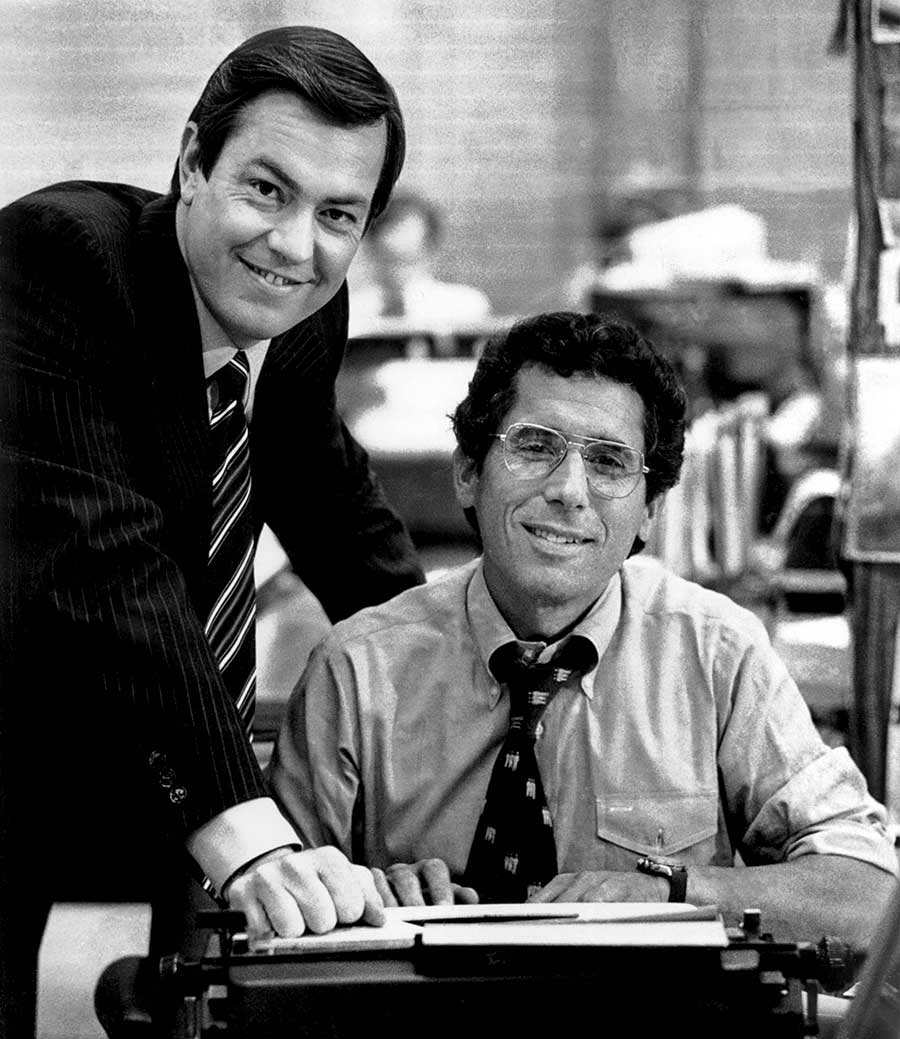 Bill Kurtis with Walter Jacobson