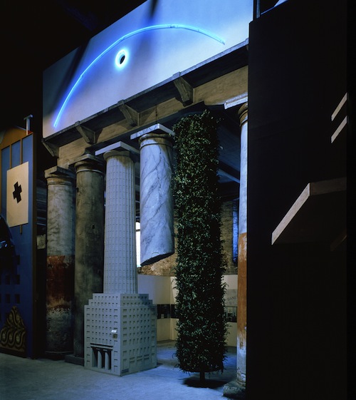Hans Hollein façade, from the Strada Novissima, Venice Biennale 1980