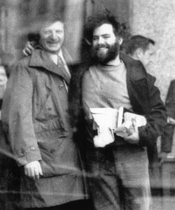 Leonanrd Weinglass with Jerry Rubin, one of the Chicago Seven