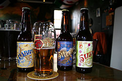 A variety of beers
