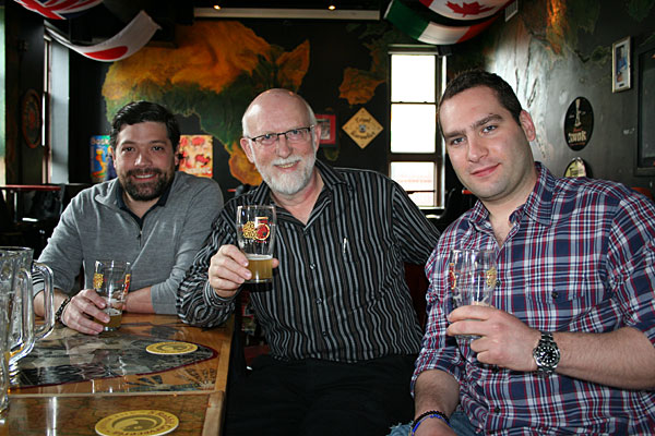 Andrés Araya, Randy Mosher, and Isaac Showaki