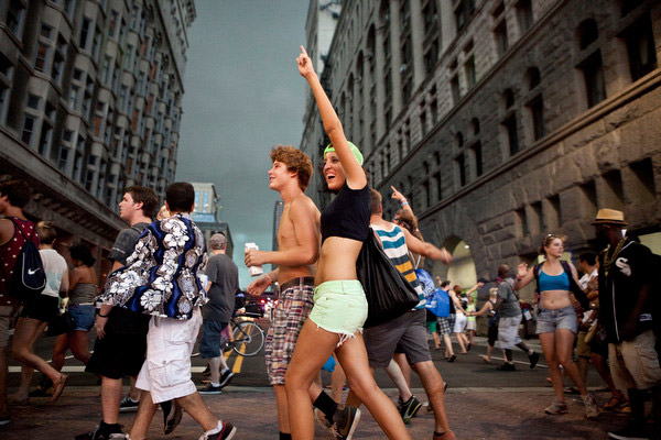 Lollapalooza evacuation