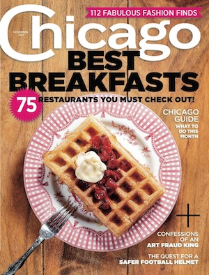 Chicago Magazine November 2011 Cover
