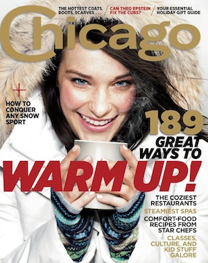 Chicago magazine's December 2011 Issue Cover
