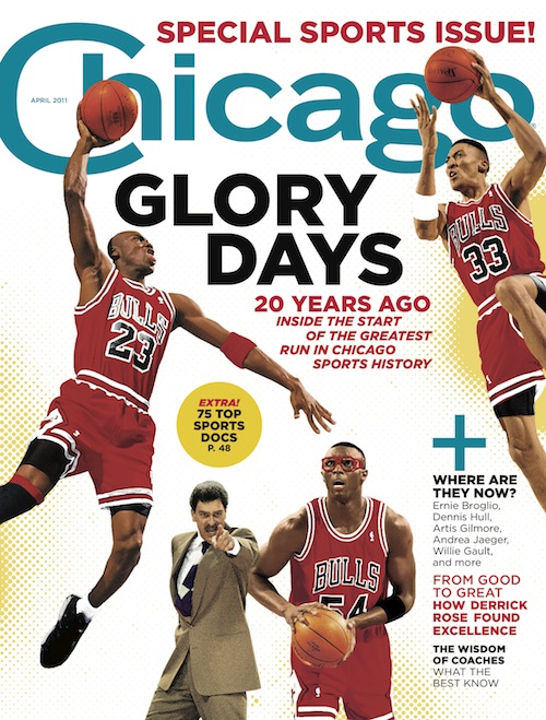 Chicago Magazine April 2011 Sports Cover